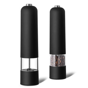 Automatic Salt and Pepper Grinder Electric Spice Grinder Seasoning. Adjustable Coarseness