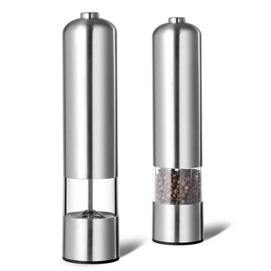 Automatic Salt and Pepper Grinder Electric Spice Grinder Seasoning. Adjustable Coarseness