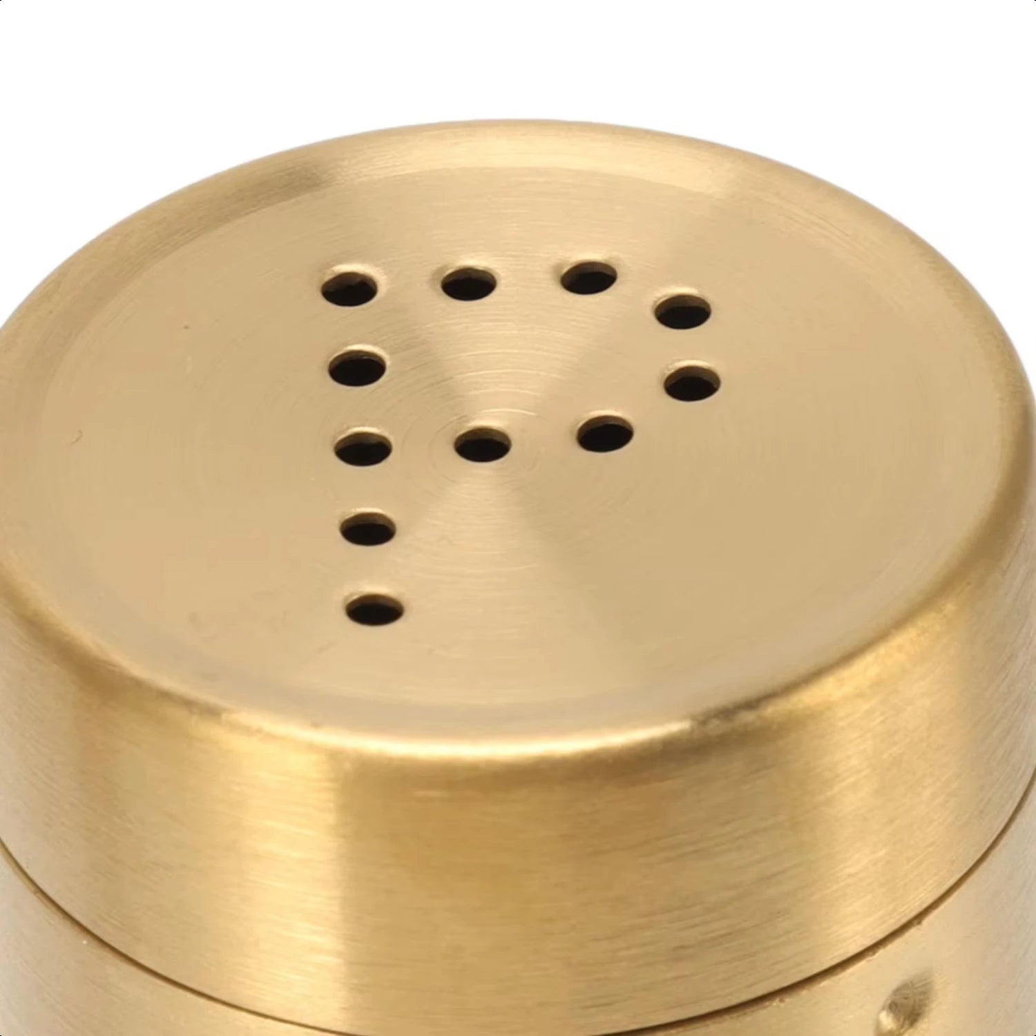 Set of 2 Gold Stainless Steel Salt and Pepper Shakers