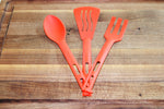 3 piece plastic utensil set